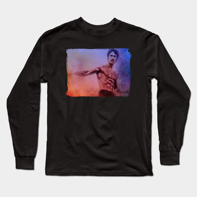 King of Kung Fu Long Sleeve T-Shirt by Fantasy Brush Designs